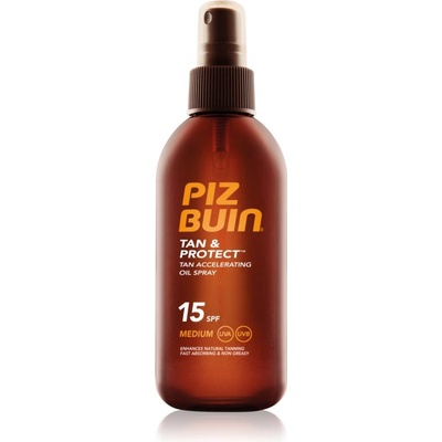 PIZ BUIN Tan & Protect защитно олио за ускоряване на тена SPF 15 150ml