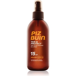PIZ BUIN Tan & Protect защитно олио за ускоряване на тена SPF 15 150ml