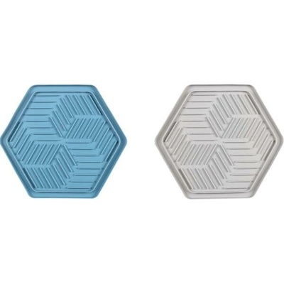 Flamingo Lízacia podložka Bean hexagon 24 x 21 cm