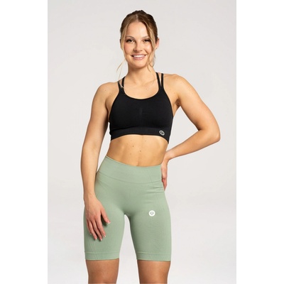 Gym Glamour Biker Kraťásky Basic Green Zelená