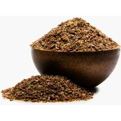 Grizly Len hnědý drcený 500 g