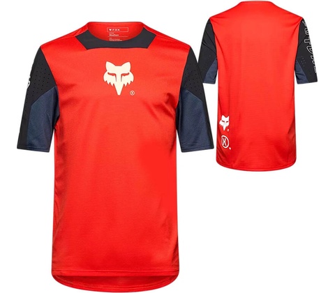 FOX Defend SS Elevated fluorescent red