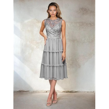 Edoti Миди рокля - сива Edoti | Siv | ЖЕНИ | XS