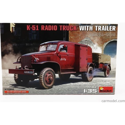 Miniart Chevrolet K-51 Radio Truck With Trailer Military 1951 / 1:35