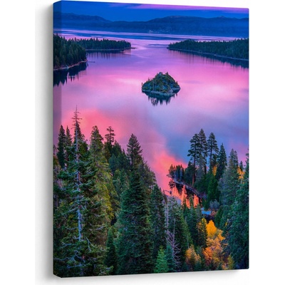 Obraz - Jezero Tahoe, Sierra Nevada, Kalifornie, USA, jednodílný 30x40 cm – Hledejceny.cz