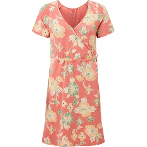 Sherpa Дамска рокля Sherpa Women's Neha Faux Wrap Dress - Floral Brick Dust Floral - размер XL (134-1579-0415)