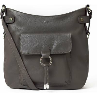 Hexagona dámská kožená crossbody kabelka Confort 465005 šedá