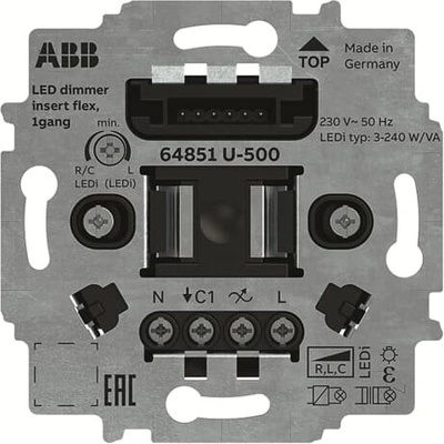 ABB Tělo 2CKA006500A0013 Přístroj stmívače flex, pro regulovatelné LED žárovky, pro krátkocestné ovládání 2CKA006500A0013