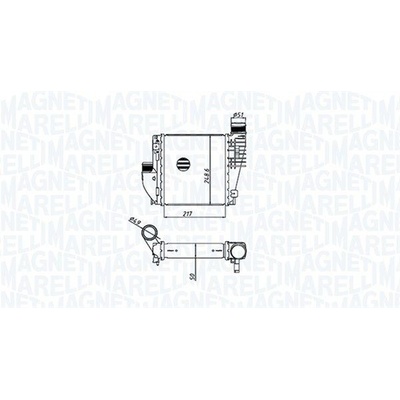 CHLADIČ TURBA, INTERCOOLER MAGNETI MARELLI 351319205330