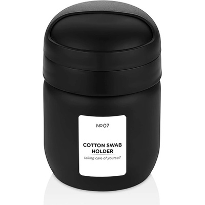 QLUX 425 ml Sklenená dóza na vatové tampóny