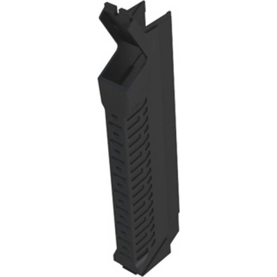 Electronics housings, OMNIMATE Housing - series CH20MBlack, Side element, Width: 12,5 mm