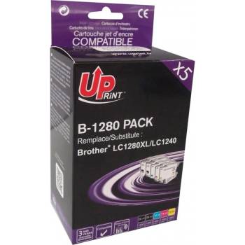 Compatible Съвместима мастилница UPRINT LC1280XL / LC1240 BROTHER, (2BK+C+M+Y) (LF-INK-BROT-LC1240-Pack)