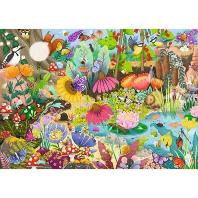 Ravensburger - Puzzle Magic garden - 1 000 piese