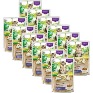 Stuzzy Cat Sterilized Chunks парчета от пуйка в сос 12 x 85 г