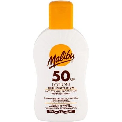 Malibu Lotion SPF 50 слънцезащитен лосион с алое вера 200 ml