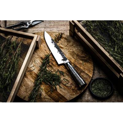 Forged Кухненски нож Forged - Ръчна изработка - японска стомана 440С - Холандия - Серия Intense - Chef 20.5 см