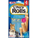 Granule pre mačky Churu Cat Rolls Chicken wraps&Tuna Scallop cr. 4 x 10 g