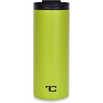 Veyra termohrnček s odklápacím viečkom dvojstenný 400 ml zelená mat