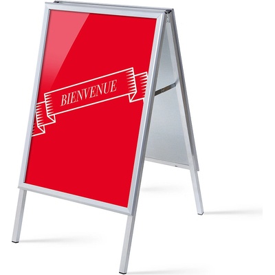 Jansen Display Set reklamního áčka A1, Přivítání, červený, francouzština, 639 x 1094 mm