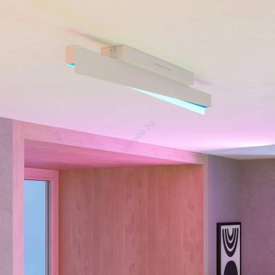 EGLO 901832 -LED RGBW Димируемо таванно осветително тяло BOLOGNANO-Z LED/13W/230V сиво (EG901832)