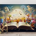 Decono Детски Фототапет Книга на Знанията
