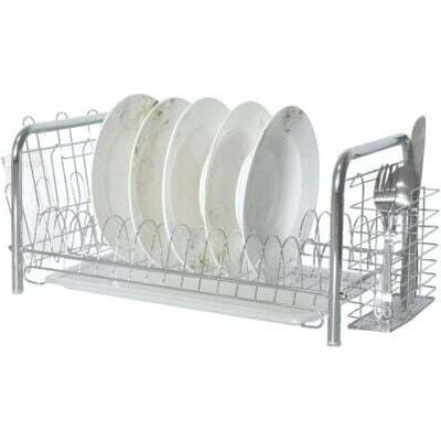 Elekom Сушилка за съдове ЕК-615c, Един ред, Органайзер за прибори, Тавичка за оттичане (ЕК-615)