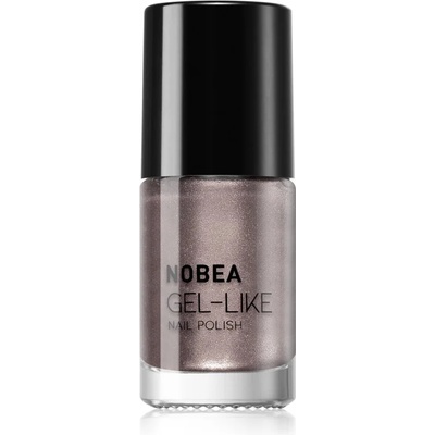NOBEA Metal Gel-like Nail Polish лак за нокти с гел ефект цвят chrome #N43 6ml