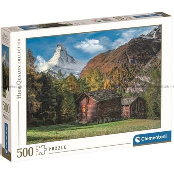 Clementoni Пъзел Clementoni Charming Matterhorn, 500 части, ярки цветове (GXP-915118) (GXP-915118)