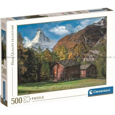 Clementoni Пъзел Clementoni Charming Matterhorn, 500 части, ярки цветове (GXP-915118)