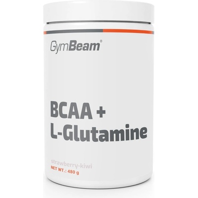 GymBeam BCAA + L-глутамин 480 g ягода с киви