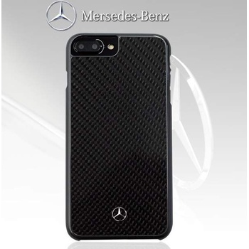 Mercedes-Benz Carbon Fiber Hard Case - дизайнерски карбонов кейс за iPhone 8 Plus, iPhone 7 Plus