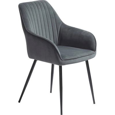 Unique Furniture Nolan Stripe s podrúčkami Sivé 2 ks