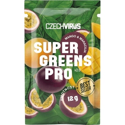 Czech Virus Super Greens PRO V2.0 12 g mango a marakuja