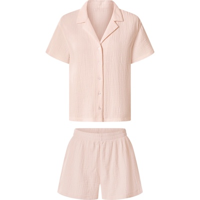 esmara Dámské mušelínové pyžamo světle růžová – Zboží Dáma