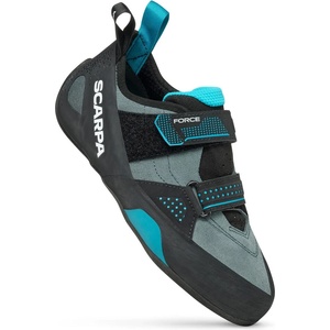 Scarpa Мъжки обувки с велкро Scarpa Force Climbing shoes - Conifer / Azure - размер 45, 5 (EU) (301-0871-0124)