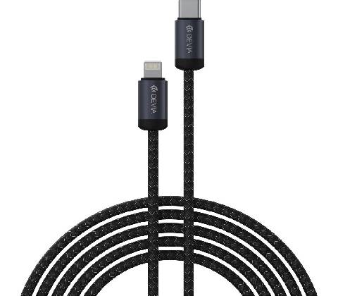 Devia EC645 PD USB-C Lightning 1m černý