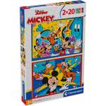 Clementoni Пъзел Clementoni от 2 x 20 части - Мики Маус (24791) - ozone