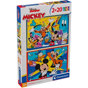 Clementoni Пъзел Clementoni от 2 x 20 части - Мики Маус (24791) - ozone