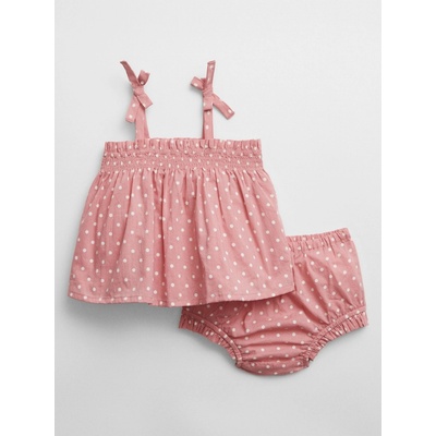 GAP Baby bodkovaný set Ružová