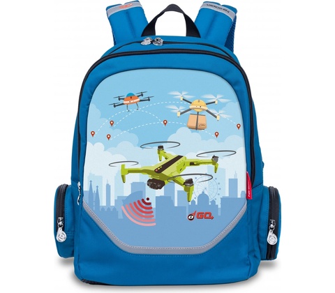 Nikidom Roller GO Drones modrý