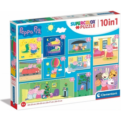 CLEMENTONI Prasátko Peppa 10v1