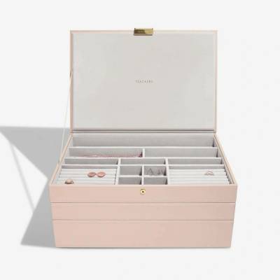 Stackers šperkovnice 3v1 Blush & Champagne Gold Supersize Set růžová 74705