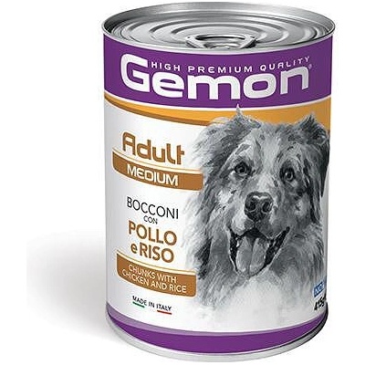 Gemon Adult Medium Chicken & Rice - Консерва за кучета 415 г