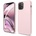 elago Soft Silicone Case - силиконов (TPU) калъф за iPhone 12, iPhone 12 Pro (розов)