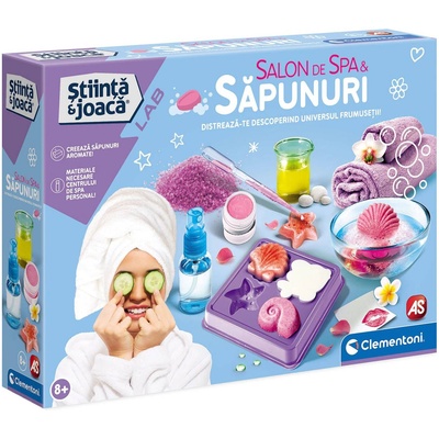Clementoni Образователен комплект Clementoni Stiinta & Joaca - Salon de SPA & Sapunuri (1026-50350)