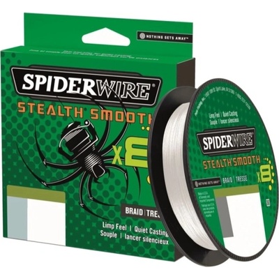 SPIDERWIRE Splietaná šnúra Stealth Smooth 8 Priehľadná 300 m 0,23 mm 23,6 kg