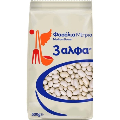 3alfa střední řecké fazuľa Metria 0,5 kg