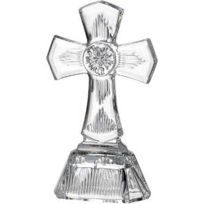 Crystal Bohemia kříž hladký 17,5 cm