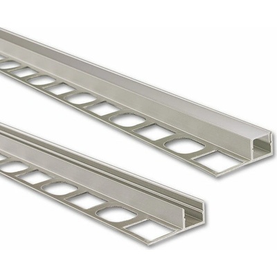 Hliníkový profil pro obklady a dlažbu DP, 33x11mm, mléčný difuz, 2m