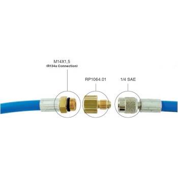 Errecom - Италия RP1064.01 - Адаптер за удължаване на маркучи M14x1, 5 x 1/4 SAE ; ERRECOM